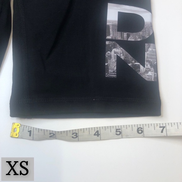 DKNY Sport Black & White City Signature Decal Biker Shorts, Multiple Sizes, NWT! - Picture 8 of 11